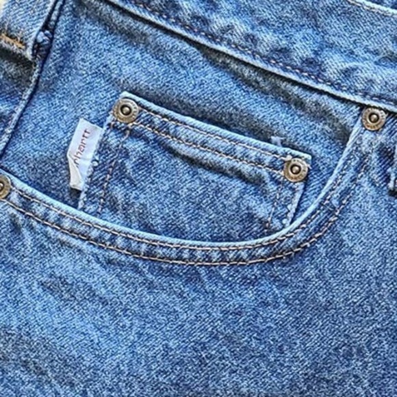 CARHARTT 100% Cotton Relaxed Fit Straight Leg Jeans B460‎ DVB Men's Size 36 - Picture 5 of 10